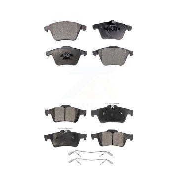 Front Rear Semi-Metallic Brake Pads Kit For Mazda 3 Volvo S40 V50 C70 KPF-100560