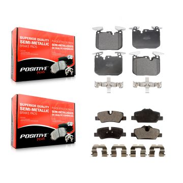 Front Rear Semi-Metallic Brake Pads Kit For Mini Cooper KPF-100683