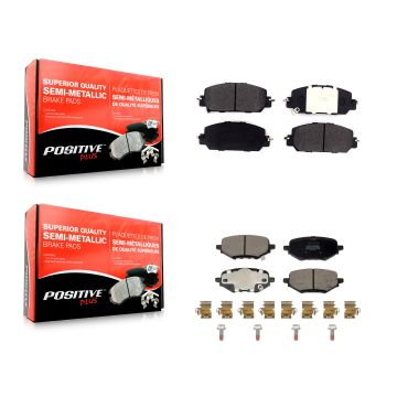 Front Rear Semi-Metallic Brake Pads Kit For Honda HR-V Clarity KPF-100721