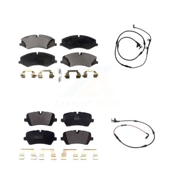 Front Rear Semi-Metallic Disc Brake Pads And Wear Sensors Kit For Land Rover Range Sport KPW-100052