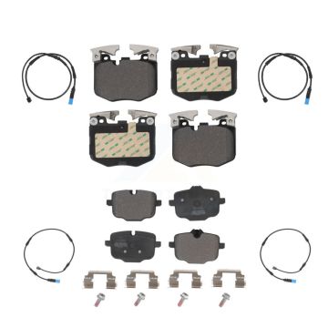 Front Rear Semi-Metallic Disc Brake Pads And Wear Sensors Kit For BMW X5 X7 KPW-100262
