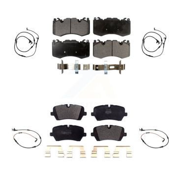 Front Rear Semi-Metallic Disc Brake Pads And Wear Sensors Kit For Land Rover Range Sport KPW-100312