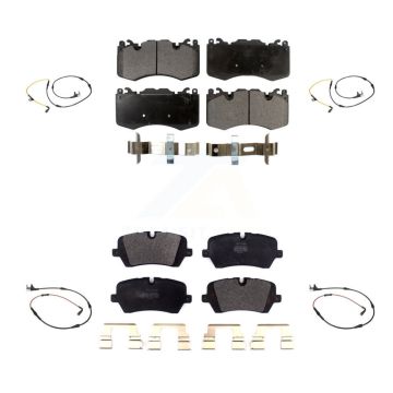 Front Rear Semi-Metallic Disc Brake Pads And Wear Sensors Kit For Land Rover Range Sport KPW-100313