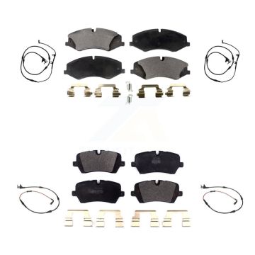 Front Rear Semi-Metallic Disc Brake Pads And Wear Sensors Kit For Land Rover Range Sport KPW-100315