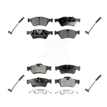 Front Rear Semi-Metallic Brake Pad Wear Sensor Kit For Mercedes-Benz ML350 R350 GL450 G55 KPW-100329