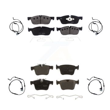 Front Rear Semi-Metallic Disc Brake Pads & Wear Sensor Kit For Land Rover Discovery Sport KPW-100382