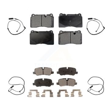 Front Rear Semi-Metallic Disc Brake Pads And Wear Sensors Kit For Land Rover Range KPW-100391
