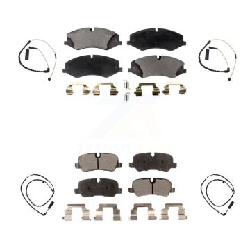 Front Rear Semi-Metallic Disc Brake Pads And Wear Sensors Kit For Land Rover Range KPW-100392