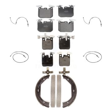 Front Rear Semi-Metallic Brake Pad Wear Sensor Kit (7Pc) For BMW 435i xDrive 440i Gran M2 KPW-100509