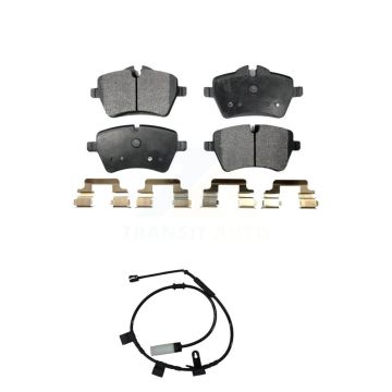 Front Semi-Metallic Disc Brake Pads And Wear Sensors Kit For Mini Cooper KPW-100572