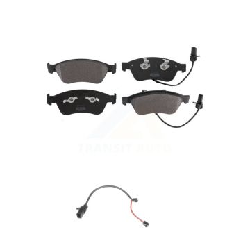 Front Semi-Metallic Disc Brake Pads And Extra Wear Sensors Kit For 2011 Audi S6 5.2L KPW-100600
