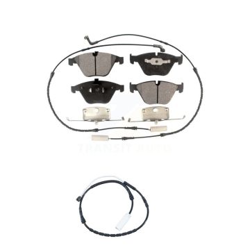 Front Semi-Metallic Disc Brake Pads And Extra Wear Sensor Kit For BMW 335i xDrive X1 328i KPW-100603