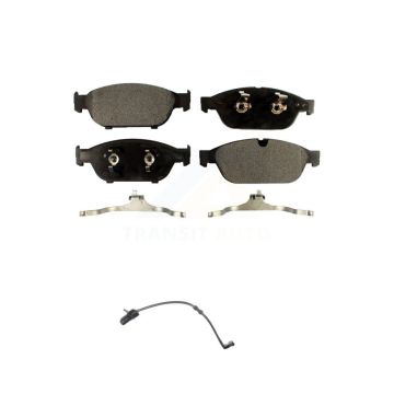 Front Semi-Metallic Disc Brake Pads And Wear Sensors Kit For Audi A6 Quattro A7 KPW-100618
