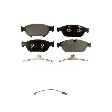 Front Semi-Metallic Disc Brake Pads And Wear Sensors Kit For Audi A6 Quattro KPW-100622