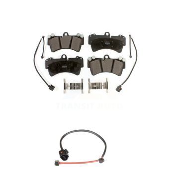 Front Semi-Metallic Disc Brake Pads And Extra Wear Sensors Kit For Porsche Cayenne KPW-100632