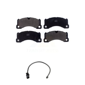 Front Semi-Metallic Disc Brake Pads And Wear Sensors Kit For Porsche Macan KPW-100647