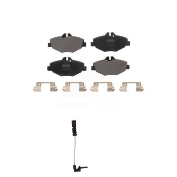Front Semi-Metallic Brake Pad Wear Sensor Kit For 2003 Mercedes-Benz E320 Sedan with 3.2L KPW-100650