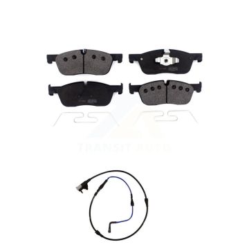 Front Semi-Metallic Disc Brake Pads And Wear Sensors Kit For Jaguar XE XF KPW-100662