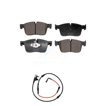 Front Semi-Metallic Disc Brake Pads And Wear Sensors Kit For Jaguar XE KPW-100663