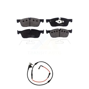 Front Semi-Metallic Disc Brake Pads And Wear Sensors Kit For Jaguar XE KPW-100664