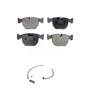 Front Semi-Metallic Disc Brake Pads And Wear Sensors Kit For BMW X5 KPW-100666