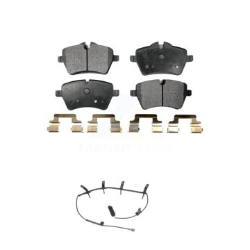 Front Semi-Metallic Disc Brake Pads And Wear Sensors Kit For Mini Cooper KPW-100677