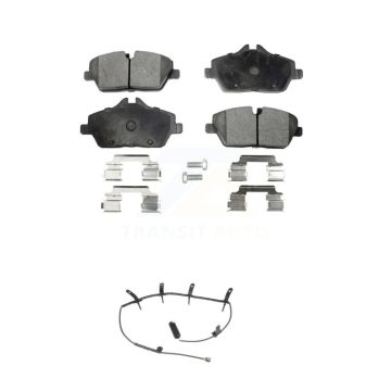 Front Semi-Metallic Disc Brake Pads And Wear Sensors Kit For Mini Cooper KPW-100678