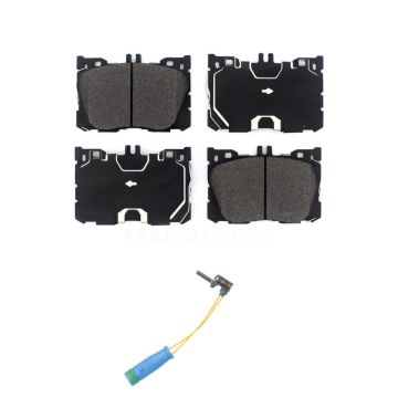 Front Semi-Metallic Brake Pad Wear Sensor Kit For Mercedes-Benz GLC300 C43 AMG GLC43 E450 KPW-100741
