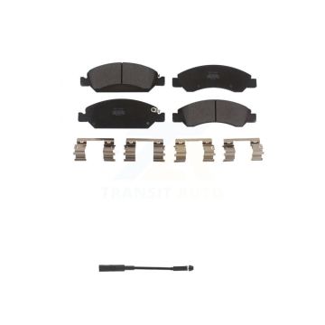Front Semi-Metallic Brake Pads Wear Sensor Kit For GMC Chevrolet Silverado 1500 LD Sierra KPW-100745