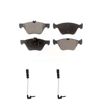 Front Semi-Metallic Brake Pad & Wear Sensor Kit For Mercedes-Benz E320 Chrysler Crossfire KPW-100766