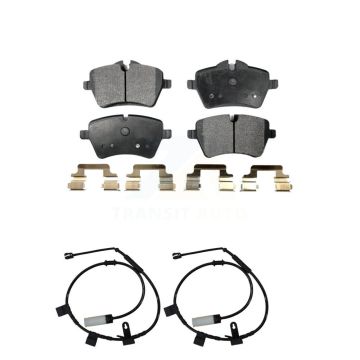 Front Semi-Metallic Disc Brake Pads And Wear Sensors Kit For Mini Cooper KPW-100769