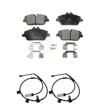 Front Semi-Metallic Disc Brake Pads And Wear Sensors Kit For Mini Cooper KPW-100770