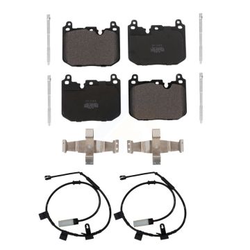 Front Semi-Metallic Disc Brake Pads And Wear Sensors Kit For Mini Cooper KPW-100772