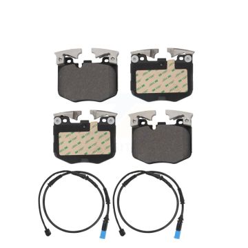 Front Semi-Metallic Disc Brake Pads And Wear Sensors Kit For BMW X5 X7 KPW-100809
