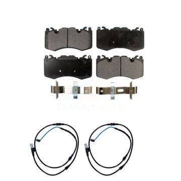 Front Semi-Metallic Brake Pad Wear Sensor Kit For Land Rover Range Sport with 380mm Rotor KPW-100825