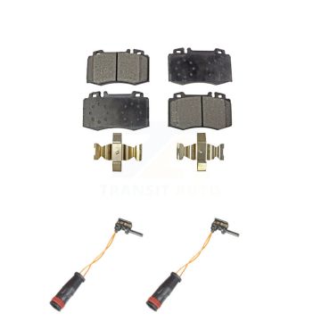 Front Semi-Metallic Brake Pads & Wear Sensor Kit For Mercedes-Benz E350 C230 SL500 SLK350 KPW-100840