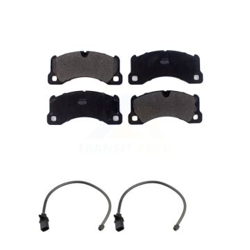 Front Semi-Metallic Disc Brake Pads And Wear Sensors Kit For Porsche Macan KPW-100844