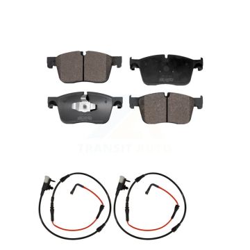 Front Semi-Metallic Disc Brake Pads And Wear Sensors Kit For Jaguar XE KPW-100860