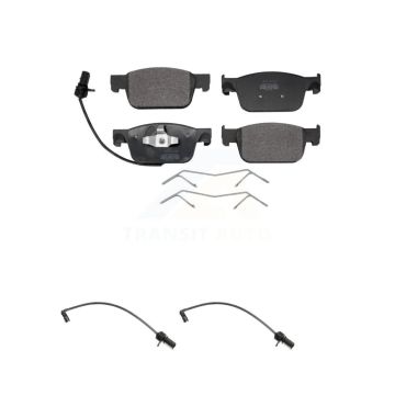Front Semi-Metallic Disc Brake Pads And Extra Wear Sensors Kit For Audi A4 Quattro KPW-100901