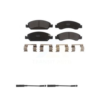 Front Semi-Metallic Brake Pads Wear Sensor Kit For GMC Chevrolet Silverado 1500 LD Sierra KPW-100942