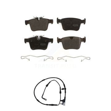 Rear Semi-Metallic Disc Brake Pads And Wear Sensors Kit For Jaguar XE XF KPW-100985
