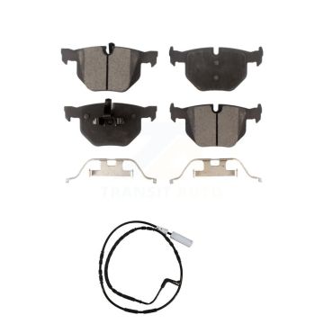 Rear Semi-Metallic Brake Pads & Wear Sensor Kit For BMW 335i xDrive 335xi 330i 330xi 335d KPW-100997