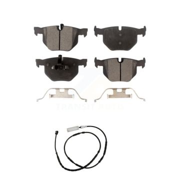 Rear Semi-Metallic Brake Pad And Wear Sensor Kit For 2013-2015 BMW X1 xDrive35i with 3.0L KPW-101015