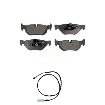 Rear Semi-Metallic Disc Brake Pads And Wear Sensors Kit For BMW 328i xDrive 128i KPW-101068