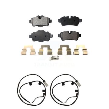 Rear Semi-Metallic Disc Brake Pads And Wear Sensors Kit For Mini Cooper KPW-101106