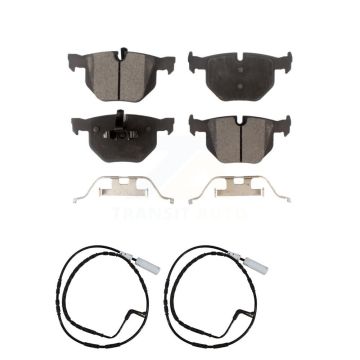 Rear Semi-Metallic Brake Pads & Wear Sensor Kit For BMW 335i xDrive 335xi 330i 330xi 335d KPW-101133