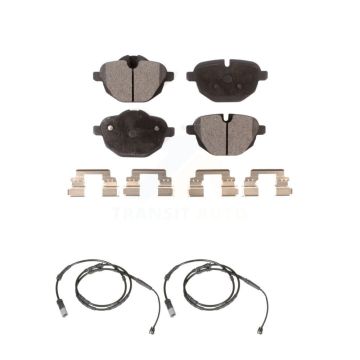 Rear Semi-Metallic Disc Brake Pads And Wear Sensors Kit For BMW X3 X4 KPW-101160