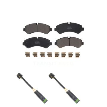 Rear Semi-Metallic Brake Pad Wear Sensor Kit For Mercedes-Benz Sprinter 4500 Freightliner KPW-101335