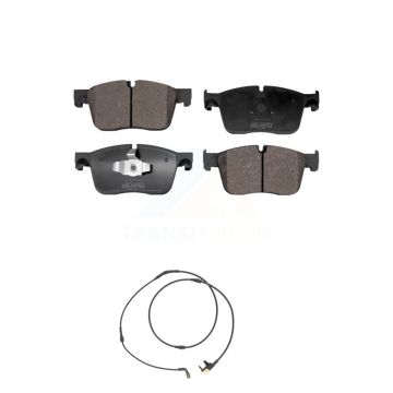 Front Semi-Metallic Brake Pads & Wear Sensor Kit For Jaguar F-Pace Land Rover Range Velar KPW-101382