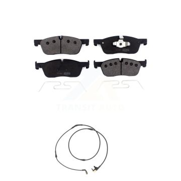 Front Semi-Metallic Brake Pads & Wear Sensor Kit For Jaguar F-Pace Land Rover Range Velar KPW-101383